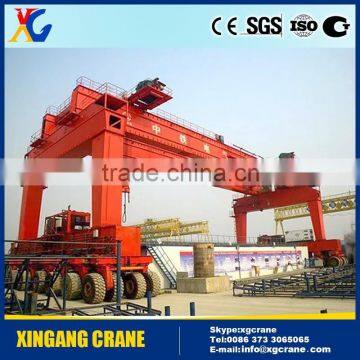 Mobile double beam /double girder gantry crane