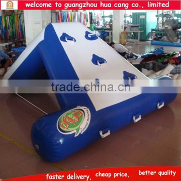 Best price inflatable water games for sale, inflatable water slide with climbing