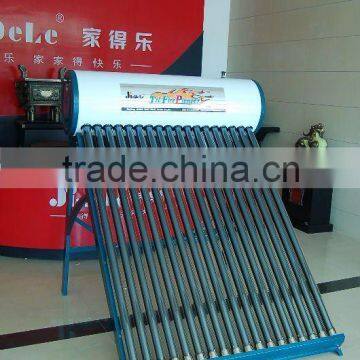 Non-pressurized solar water heater