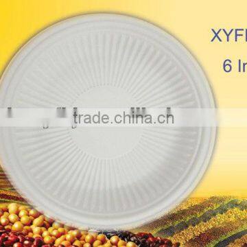 biodegradable plastic plate-6 inch