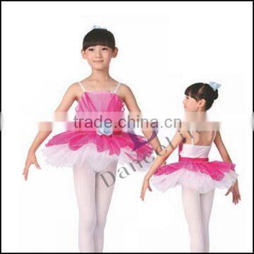 C2239 girls ballet dance tutu dress with shiny top for kids, child ballet tutu stage dance costumes