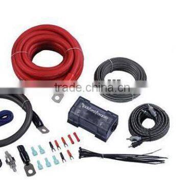 0ga transparent frosted red Copper car cable kit China Manufacturer