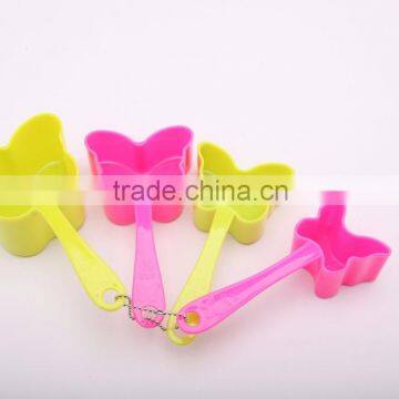 4pcs Measuring Spoon Set for baking tool with Butterfly shape