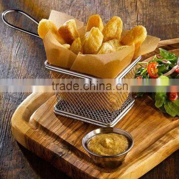 Stainless Steel Fryer Chip Basket