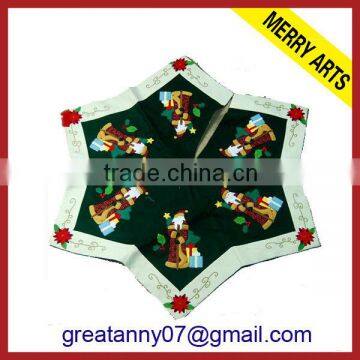 Alibaba china new style home decor chrismas tree skirt cheap decorative christmas tree skirts wholesale