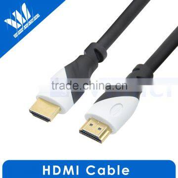 Dual Color molding type high speed 1.4V HDMI cable A male to A male for HD TV