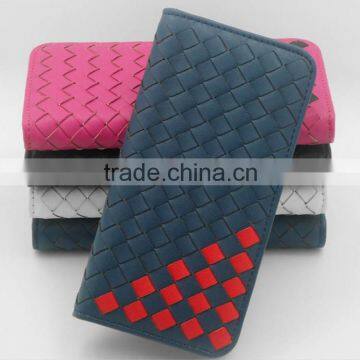 Wholesale Custom Knit Leather Smart Phone Cases For Asus K004 Leather Stand Case