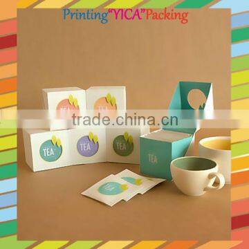 New design custom logo printed tea paper box