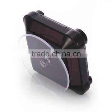 Jewerly Small Solar Turntable Rotating Display Stand,Solar Energy Display Shelf Stationary Display Stand photo-5