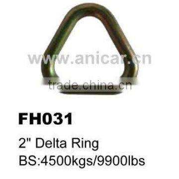 FH031 2" Delta Ring Hook zinc plated