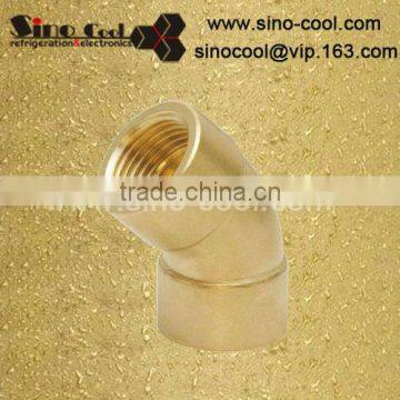 45 female elbow brass water connection fittings