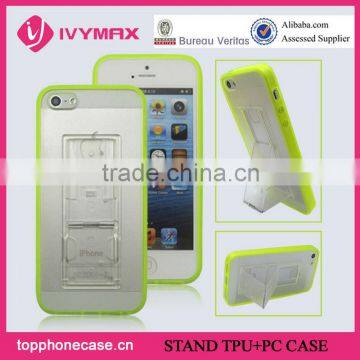 Hybrid TPU+PC Mobile Phone Case for Apple iPhone 5