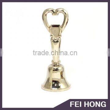 Good Price Heart-shaped Handle Silver Bell for Gift