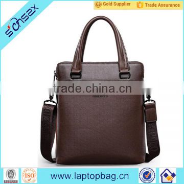 Factory OEM High Quality Business Style Genuine Leather Office Bags for Men