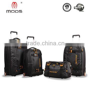 New design hot sale sport collection 400X400D polyester LUGGAGE BAGS CASES for MAN and WOMEN