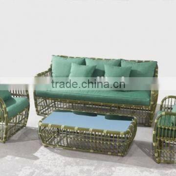 modern bamboo look wicker garden furniture                        
                                                Quality Choice