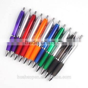 Best selling promotional plastic transparent ball pen