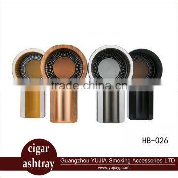 Whole sale High quality zinc alloy private small ashtray Cohiba ashtray portable cigar ashtray