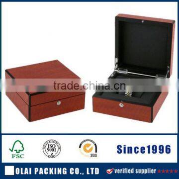 large single wooden watch box