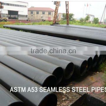 ASTM A53 Seamless Carbon black Steel Pipe & Seamless Steel pipe black coating