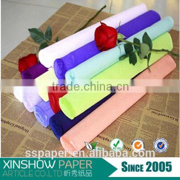 Handmade make crepe paper flowers,Art Craft Crepe Paper flower paper