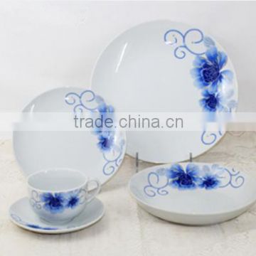 High quality ceramic dinner set luxury fine porcelain dinnerware