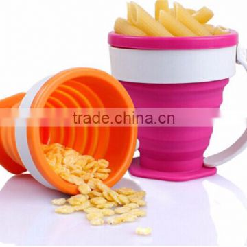 Wholesale Foldable Full Silicone Cup For Travel