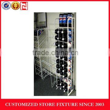 Power coating wire beverage display rack, drink display stand