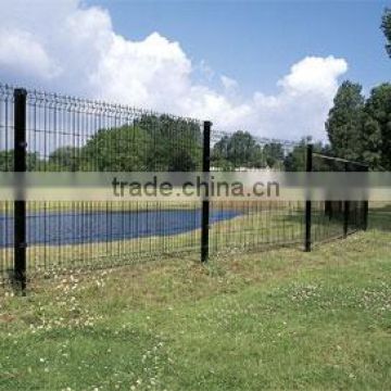 square post 3 bends powder coated security fence