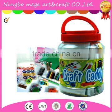 Giant Art Jar Kids Craft Bucket Supplies Classroom Kit Project Birthday