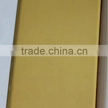 5.5mm golden reflective glass for windows