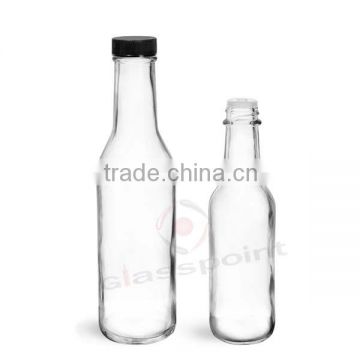 5oz empty glass bottle wholesale for sauce