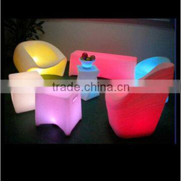 2015 latest acrylic bar chair with led