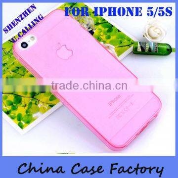 0.3mm Ultra Thins Clear Soft TPU Back Case For iPhone 4 iPhone 5 5S 5C