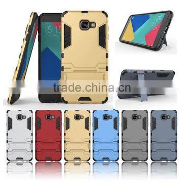 Hybrid Armor PC+Silicon Shockproof Kickstand Case For Galaxy A7 A710/A5 A510/A9 A9000