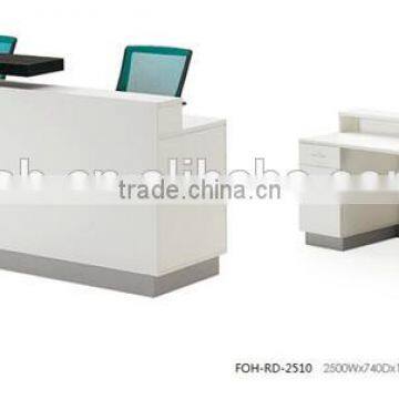 White high quality cheap reception desk beauty salon FOH-RD-2510