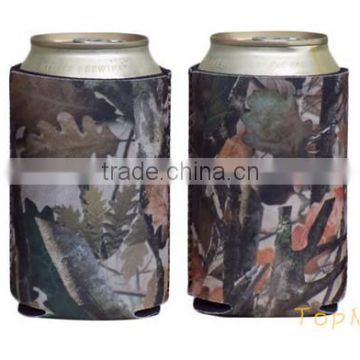 Camo neoprene Beer beverage can holder cooler sleeve