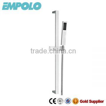 Good Quality Square Sliding Bath Shower Set Brass Slide Rail With Hand Shower 82813
