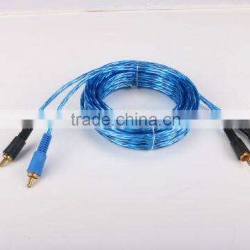 4 core RCA Good Quality RCA cable for car audio with 4 Gauge speaker cables