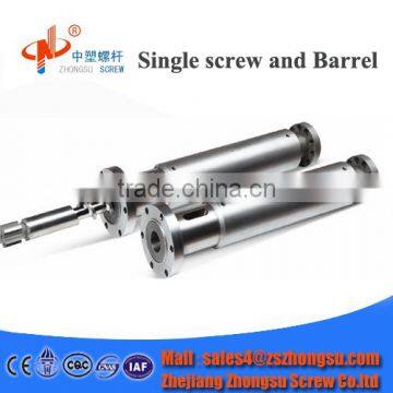 Nitride/ Bimetallic rubber screw barrel for cable