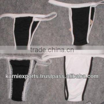 girls beautiful panties 100% cotton lingeries and swimwear product front closure panty