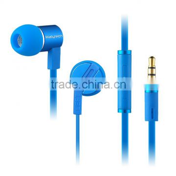 Wallytech W800 In-ear Metal Earphone With Microphone Aluminum Housing Headsets for iphone for Samsung Music earphones