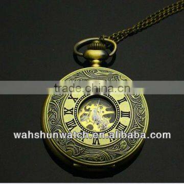 Classical automatic mechanical movement antique pocket watches