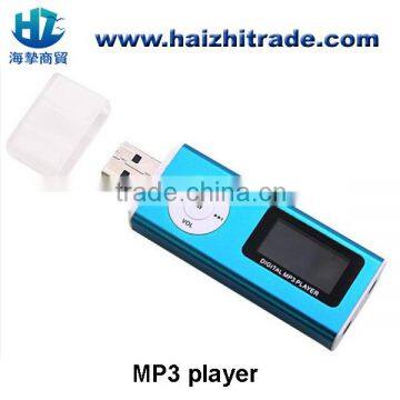 mini 2gb 4gb double earphone port usb mp3 player with speaker