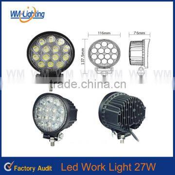 Most Popular Waterproof Led Works Light 27W LED Work Light 4" Led Flood Light