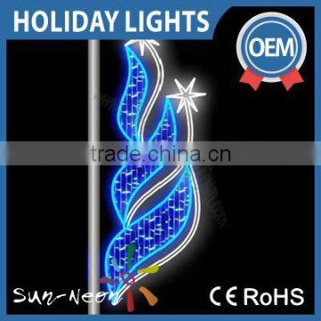 Christmas Motif Street Pole Light Christmas Decoration Led Motif Street Light Led Street Motif Light