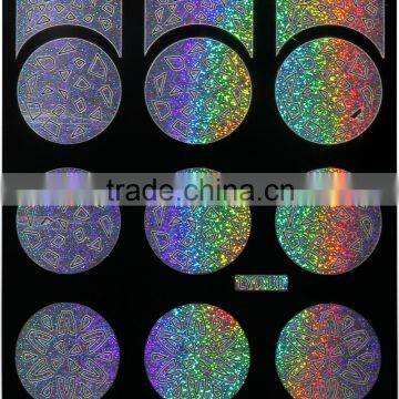2016 Hot Selling Silver Laser Nail Art Stencil photo-2