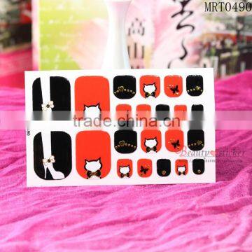 Beauty Sticker GMP gloden design toe wraps/nail patch/sticker