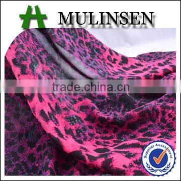 Chiffon fabric for summer dresses, 100% polyester microfiber fabric