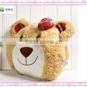 Funny bear head plush hand warmer